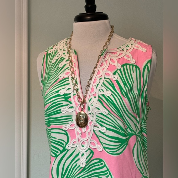 Lilly Pulitzer Carlotta Mandevilla Baby Who Let Fronds Out MAXI DRESS 2 NWT - Picture 9 of 10